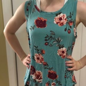 Blue Rose Tank